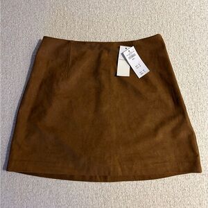 New Suede Abercrombie Mini Skort
